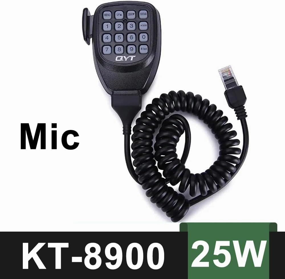 KT-8900 Mic Mini Car Mobiel Radio VHF/UHF Dual Band 25 Watts 200CH Transceiver Receiver Dual Standby Long Range Camo