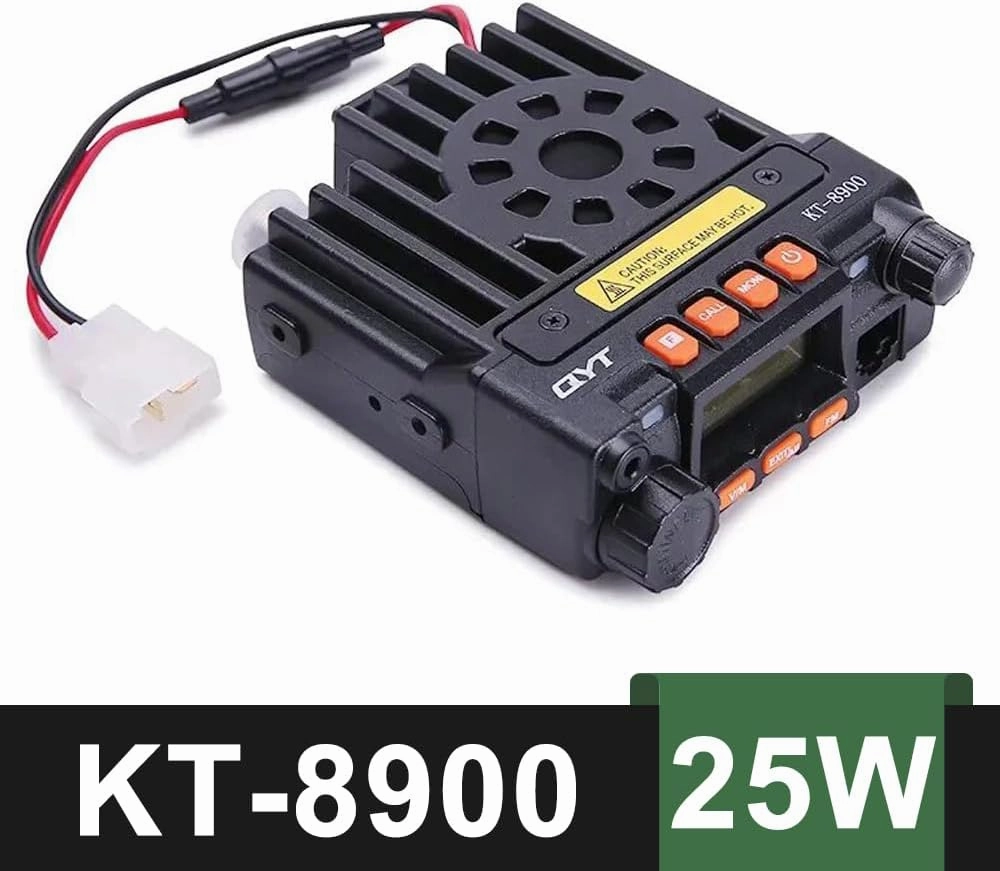 KT-8900 Mic Mini Car Mobiel Radio VHF/UHF Dual Band 25 Watts 200CH Transceiver Receiver Dual Standby Long Range Camo