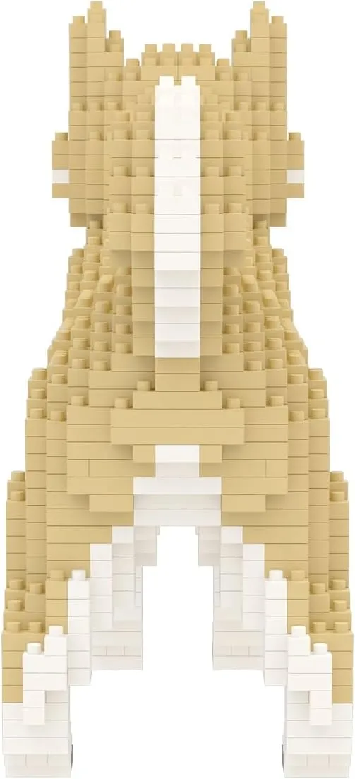 Larcele Micro Dog Building Blocks Mini Pet Building Toy Bricks, 814 Pieces KLJM-02(Female Shiba Inu)