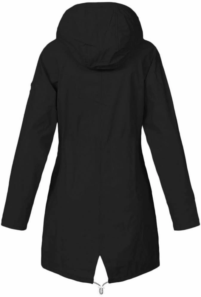 LCMTWX Women Oversized Fleece Lined Raincoat Windproof Outdoor Coat Plus Women's Coat Outdoor Mountain Jackets Rain Jacket