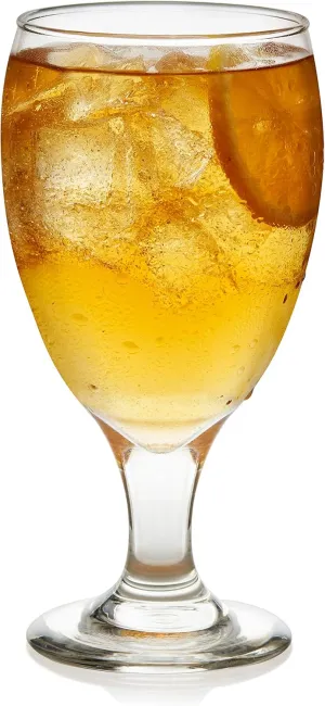 Libbey Classic Goblet Beverage Glasses, Set of 4