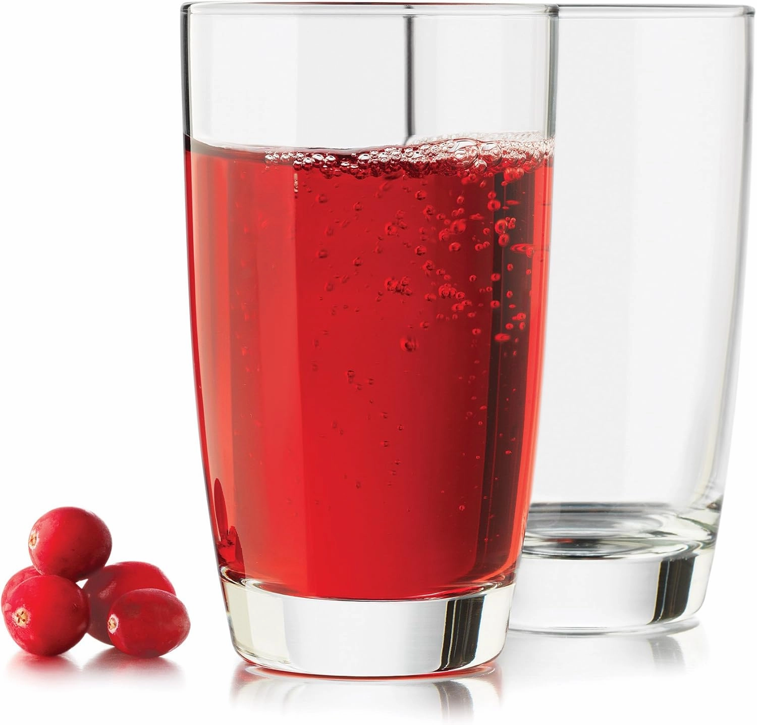Libbey 4-Piece Classic Heavy Base Juice Glass, 8-Ounce, Clear