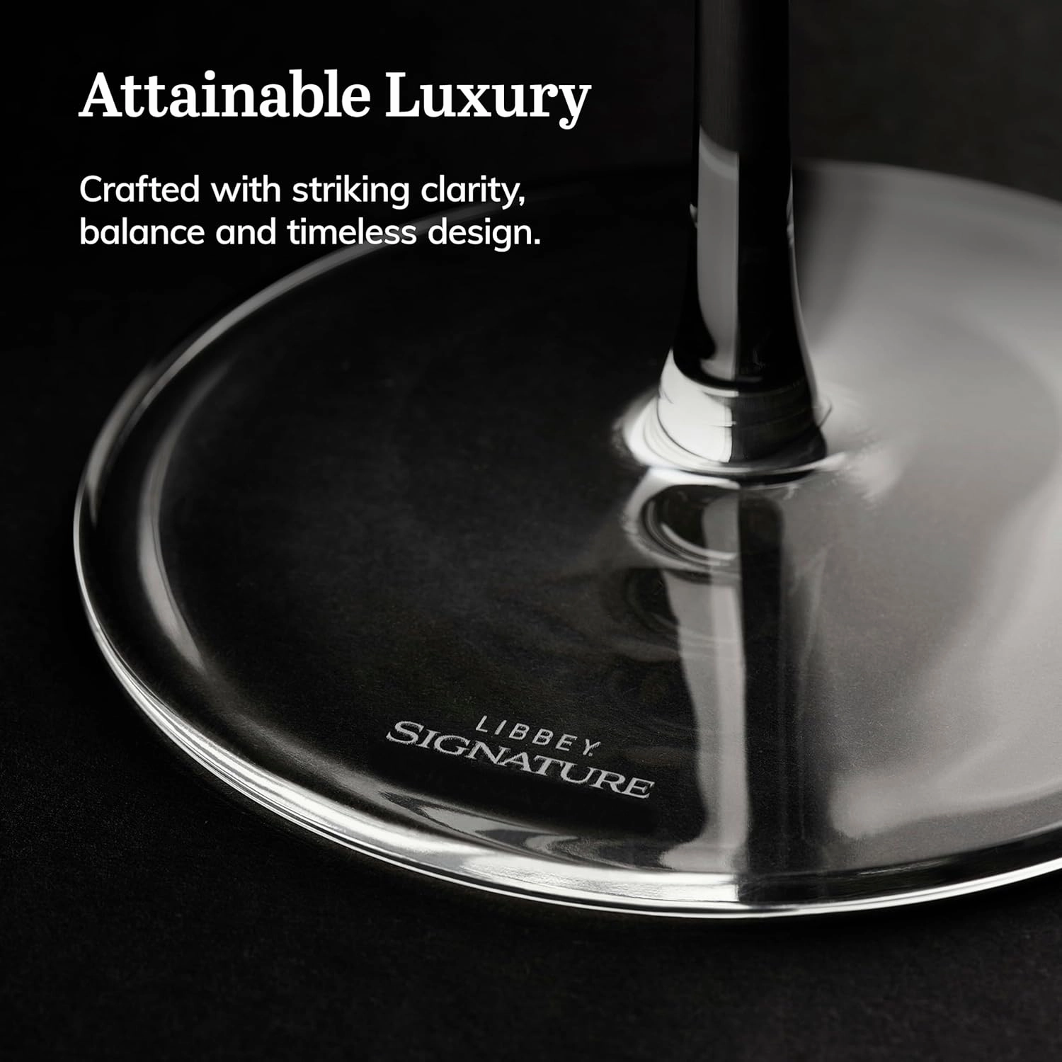 Libbey Signature Greenwich Coupe Cocktail Glasses Set of 4, Dishwasher Safe 8 Oz Coupe Wine Glasses, Stemmed Cocktail Glasses for Weddings, Birthdays