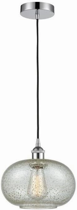 Lighting Gorham - 1 Light Cord Hung Mini Pendant in Industrial Style-10.75 Inches Tall and 9.5 Inches Wide-Polished Chrome Finish