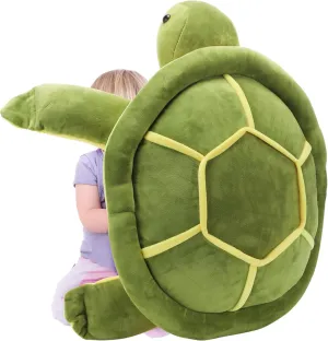 Liliful Giant Sea Turtle Stuffed Animals Soft Large Green Plush Sea Turtle Pillow for Kids Girls Boys Gifts for Mother's Day Valentine Birthday(35 Inches)