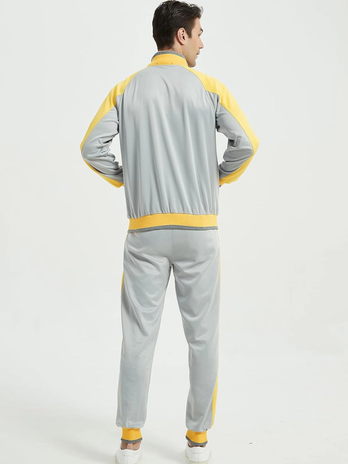 Litteking Men's Tracksuits Sweat Suit Casual Long Sleeve 2 Piece Outfit Sports Jogging Suits Set