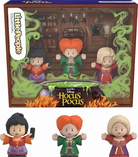 Little People Collector Disney Hocus Pocus Figure Set with Winifred Sarah and Mary Sanderson in a Display Box for Fans