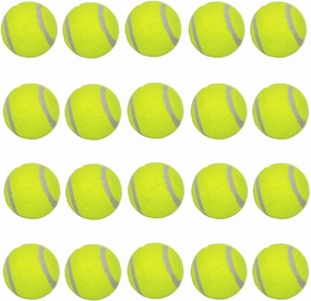 LUCKYERMORE 20 Pack Dog Tennis Balls, 2 Inch Mini Premium Fetch Toys, Non-Toxic, Non-Abrasive Material, Perfect for Small Dogs and Puppies