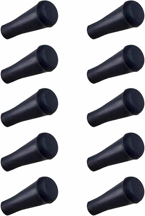 LuFOX Soft Rubber Arrowheads Archery Hunting Game Practice Safety Arrow Tips (Black Color)