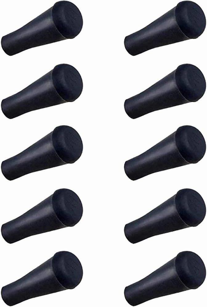 LuFOX Soft Rubber Arrowheads Archery Hunting Game Practice Safety Arrow Tips (Black Color)