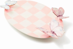 MACKENZIE-CHILDS Ceramic Tray, Unique Tray for Decor, Eternity Trinket
