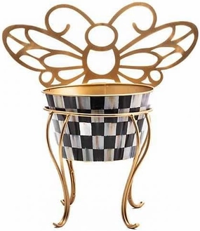 MACKENZIE-CHILDS Plant Holder, Cute Plant Stand for House Plants, Queen Bee