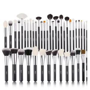 Makeup Brushe Set 42Pcs Classic Black Professional Cosmetic Foundation Powder Blush Eyeshadow Blending Make Up Brush