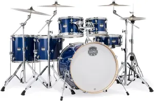 Mapex Mars Maple 6-Piece Studioease Shell Pack w/ 22" Bass Drum - Midnight Blue (MM628SFUOD)