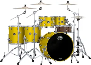 Mapex Saturn Evolution Workhorse Maple-Walnut SE628XM 5-piece Shell Pack - Tuscan Yellow