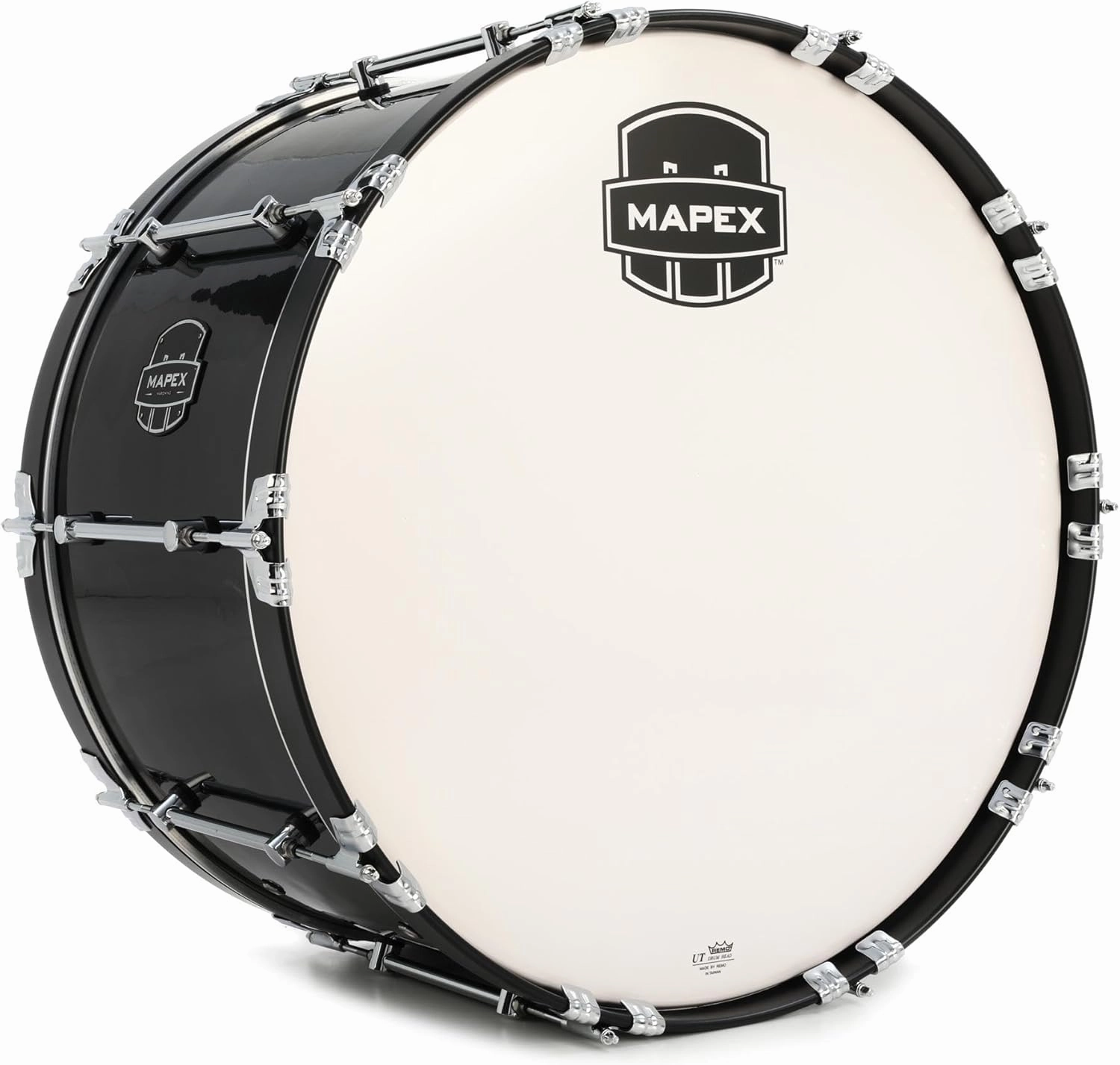 Mapex Quantum Mark II Marching Bass Drum - 14-inch x 26-inch, Gloss Black