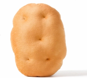 Marble Empire Potato Pillow Stuffed 3D Simulation Potato Throw Pillow Decorative Vegetable Plush Toy Soft Food Plushie(16.93inch)