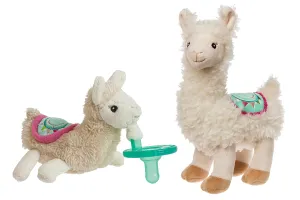 Mary Meyer Baby Soft Toy Bundle, 2-Piece, Lily Llama