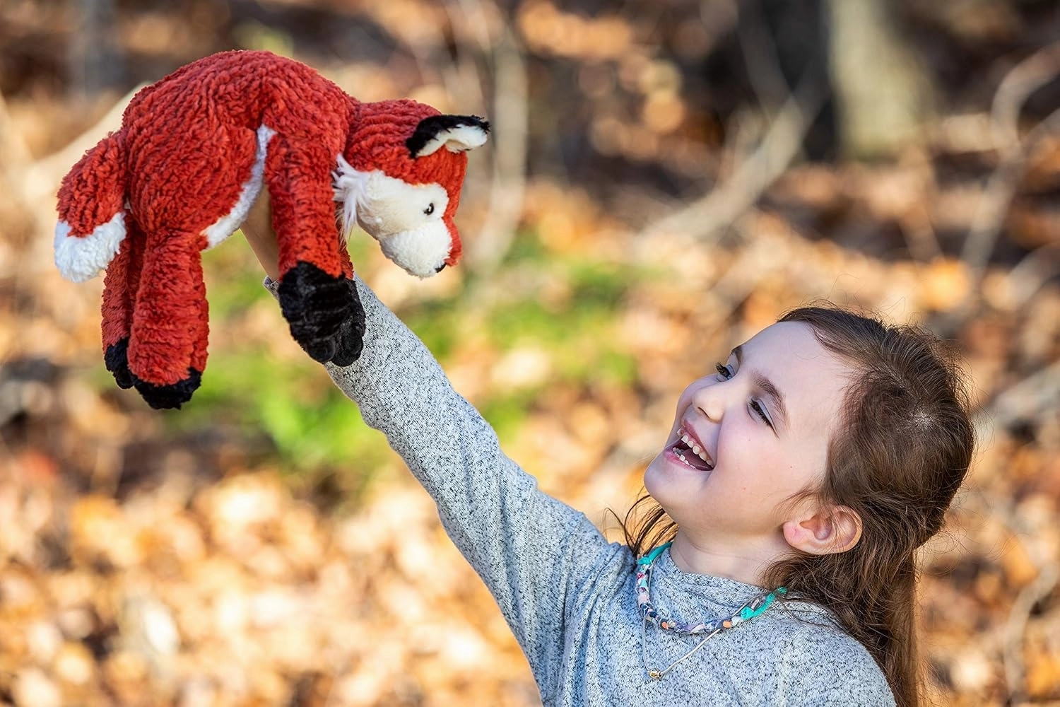 Mary Meyer Stuffed Animal Cozy Toes Soft Toy, 17-Inches, Fox