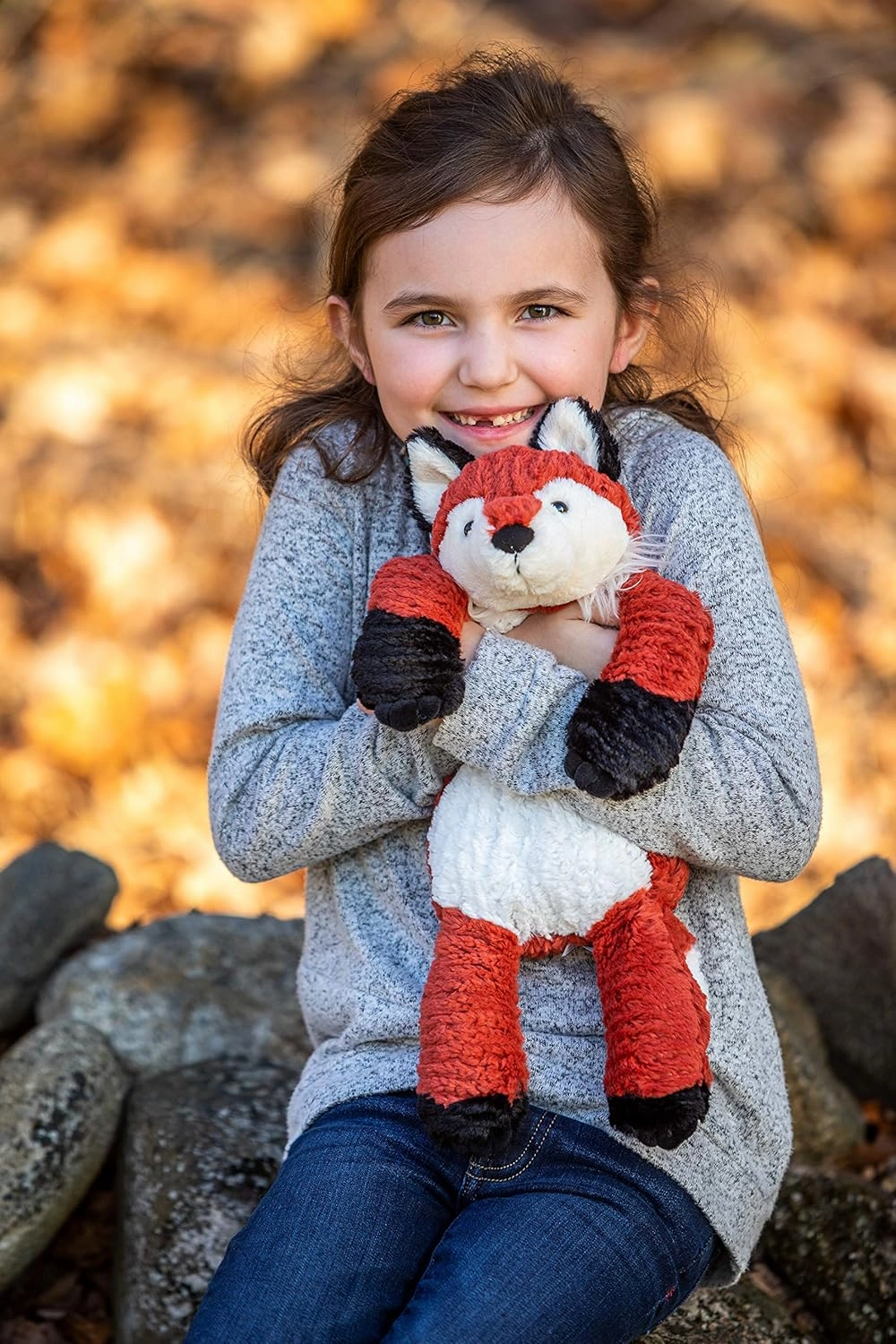 Mary Meyer Stuffed Animal Cozy Toes Soft Toy, 17-Inches, Fox