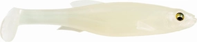 Megabass Magdraft Freestyle 6 inch Un-Rigged Soft Swimbait 2 Pack - Albino Pearl Shad