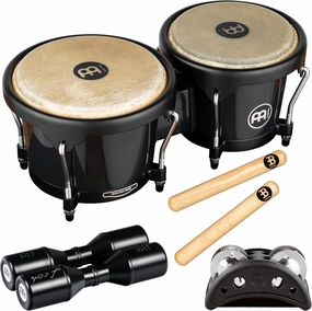 Meinl Percussion BPP-1 Bongo and Percussion Pack for Jam Sessions or Acoustic Sets