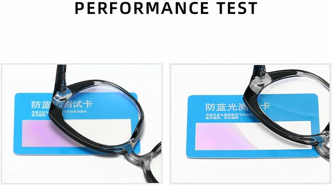 Melrose Fashion ladies blue blocking reading glasses, irregular colorful anti-fatigue/glare female computer games presbyopia