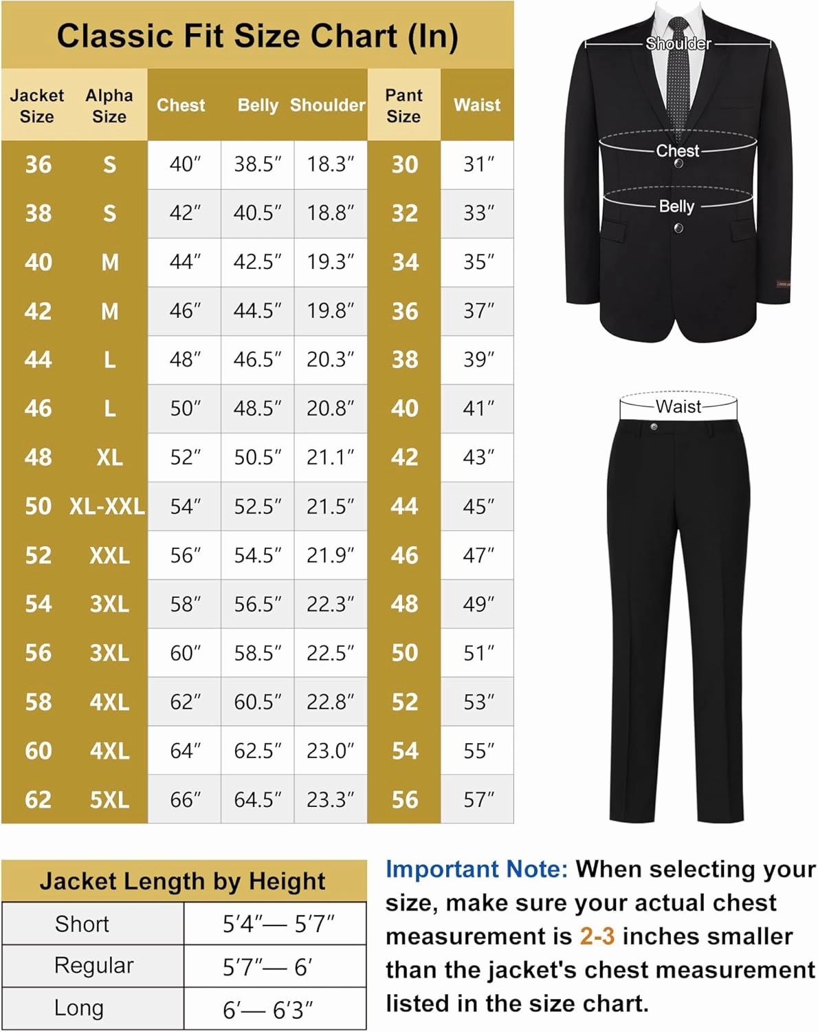 Men's Suit 2 Piece Classic Fit Suits 2 Buttons Notch Lapel Solid Single Breasted Jacket Blazer and Pants Set