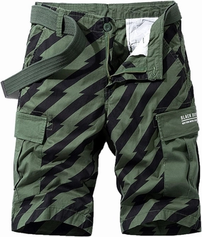 Mens Long Cargo Shorts Casual Hiking Classic Fit Mens Long Cargo Shorts Below Knee with Multi Pockets