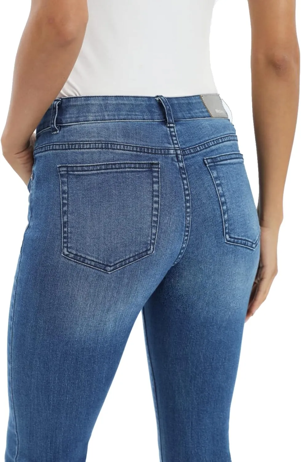 MetHera Women's Le Mel Classic Stretch Curvy Bootcut Jeans
