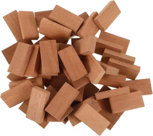 Milisten Domino Sets for Party 50pcs Mini Dominoes Wooden Toy Travel Math Skills