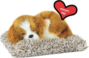 Mini Cavalier King Charles, Realistic Battery-Operated Dog Toy, Calming Companion for Kids & Elderly