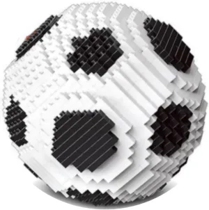 Mini Soccer Building Blocks Set 3.68" - Micro Mini Blocks Football Bricks for Adults Gifts Socking Stuffers for Men and Women Decoration Room