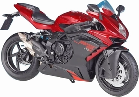 Mini Simulation Motorcycle Toys 1:12 for MV Agusta Superveloce2022 Argo Alloy Racing Motorcycle Model Simulation Children's Toys Gifts Adult for Boys(Red)