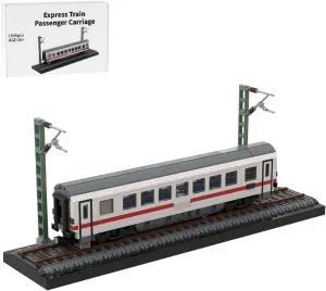 MOC-212073 German Express Train Passenger Carriage Building Blocks Set, Classic Railway Series for Adults, Highly Detailed Collectible Model, 1941 Pieces