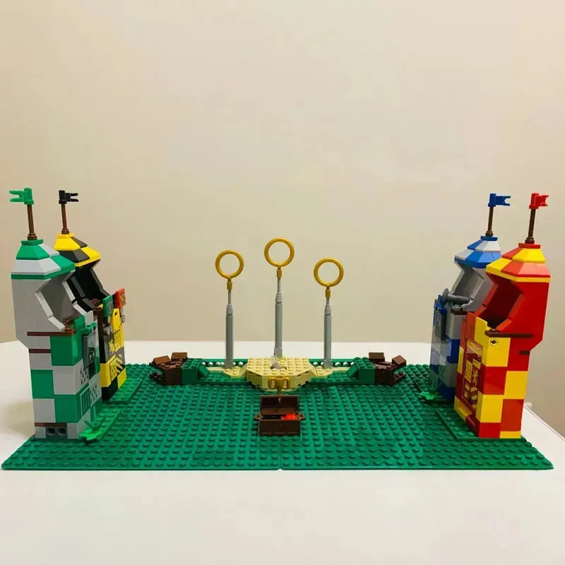 MOC 6061 Harry Potter Hogwarts Quidditch Match Bricks Toy