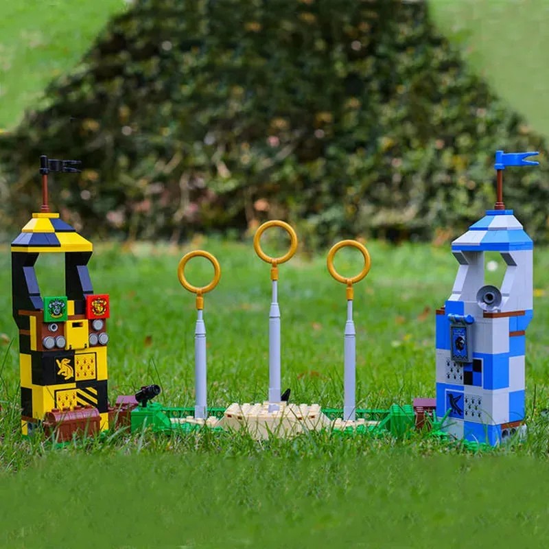 MOC 6061 Harry Potter Hogwarts Quidditch Match Bricks Toy