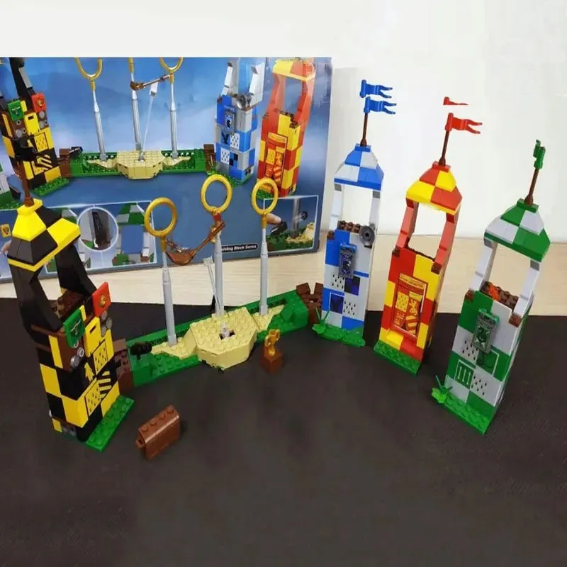 MOC 6061 Harry Potter Hogwarts Quidditch Match Bricks Toy