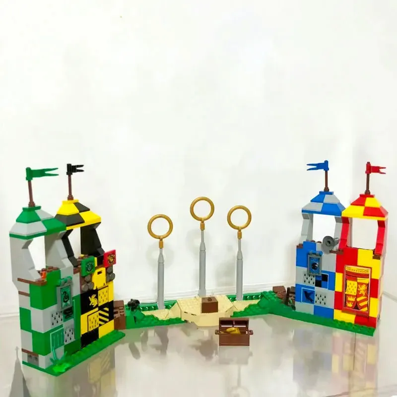 MOC 6061 Harry Potter Hogwarts Quidditch Match Bricks Toy