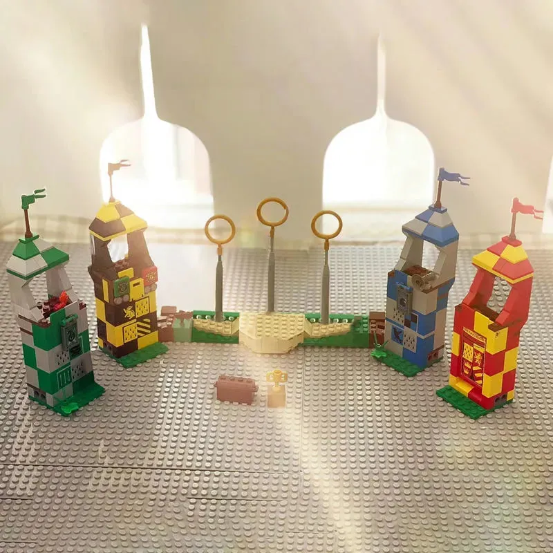 MOC 6061 Harry Potter Hogwarts Quidditch Match Bricks Toy
