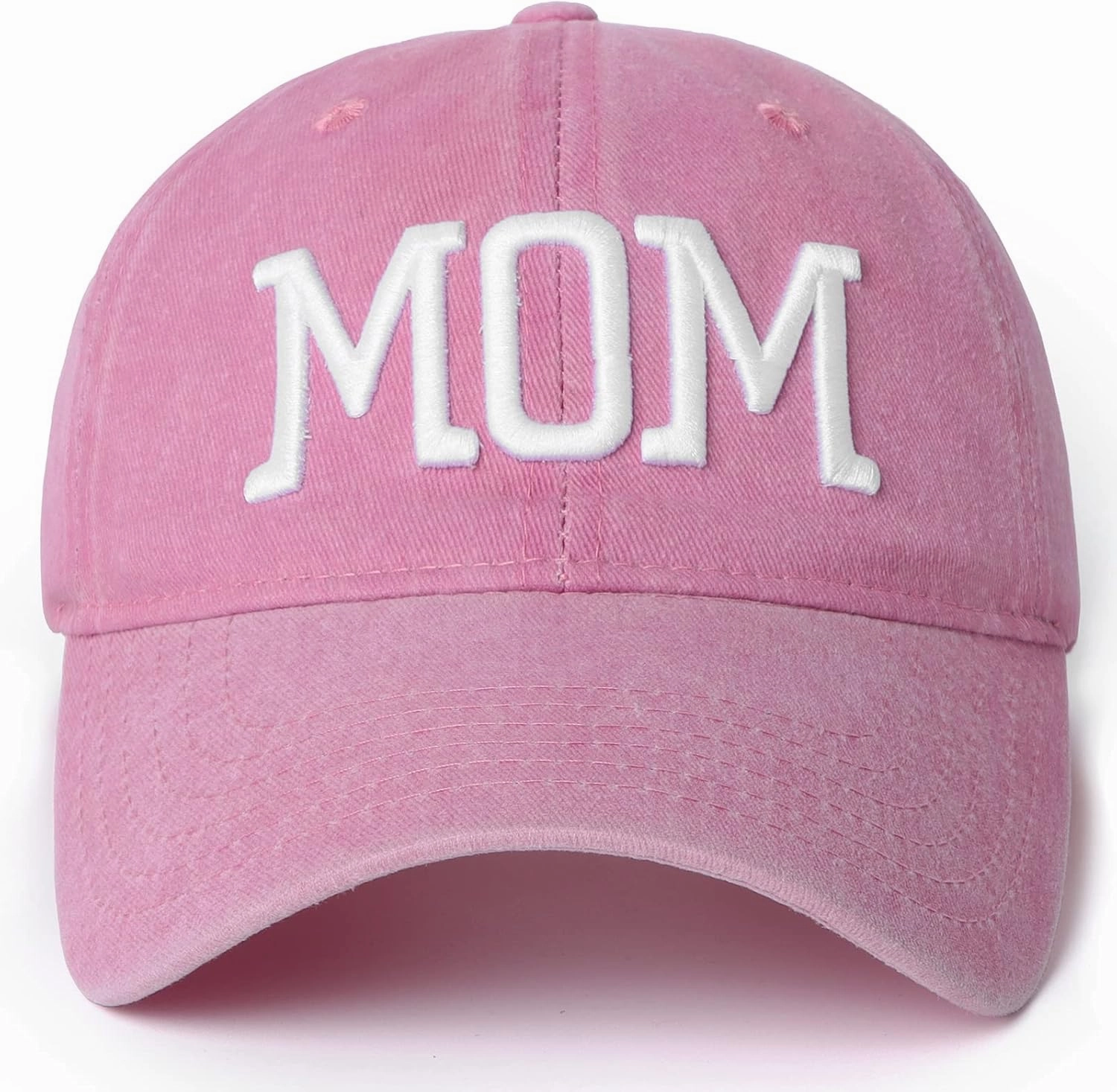 Mom and Dad Hats Set of 2 Pcs Embroidered Adjustable Baseball Caps Gift for Parents Couples Classic Mom Dad Gifts Hat