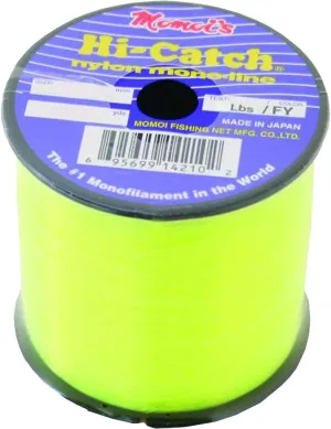 Momoi 838 Hi-Catch Monofilament Fishing Line with 2-Pound Spool, 60-Pound, 2,020-Yard Line Capacity, Hi-Vis Yellow Finish