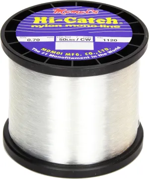 Momoi Hi-Catch 50-Pound 1120-Yard Clear White Line, 1-Pound Mono