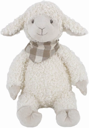 MON AMI Lafayette The Lamb Stuffed Animal 12”, Soft Cuddly Sheep Plush, Farm Animals, Use as Toy/Nursery Room Décor for Kids of All Ages, Great s