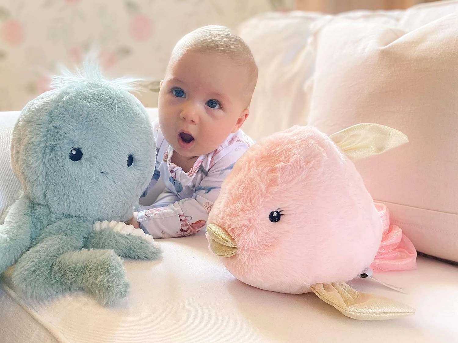 MON AMI Oda The Octopus Stuffed Animal Toy – 11”, Octopus Plush, Use as Toy or Nursery Room Décor, Great for Kids of All Ages