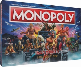 Monopoly Iron Maiden | Play as Bruce’s Lantern, Guitar Amp Stack, Nicko’s Drum Kit, and More | Officially Licensed Collectible Game Honoring British Classic Heavy Metal Icons
