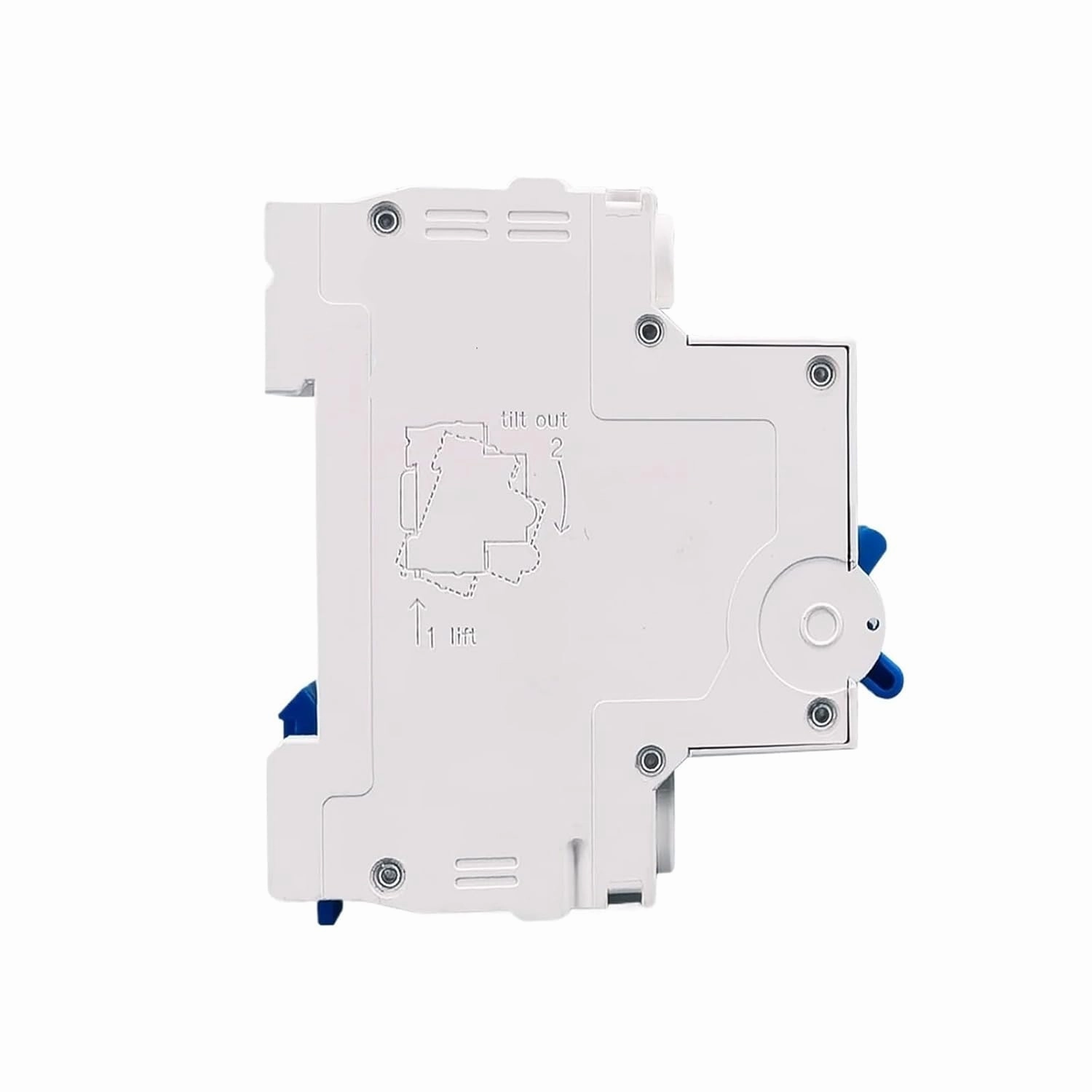 MTS Dual Power Manual Transfer Switch Circuit Breaker MCB 50HZ/60HZ(2P 2P,6A)