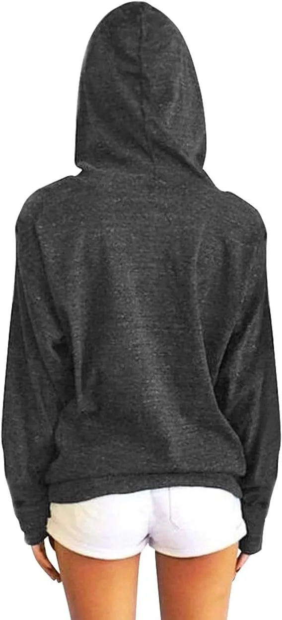 Muicy Womens Hoodies Mama Bear Shirt Casual Long Sleeve Tops Sweatshirts with Pockets