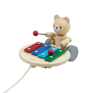 Musical Pull Along Bear