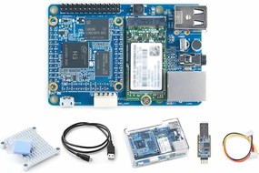 Nanopi NEO Core Open Source Developement Starter Kit Allwinner H3 Quad-core Cortex-A7 1.2GHz Single Board Computer with 512MB DDR3 RAM Ethernet GPIO USB Port Support FriendlyWrt Ubuntu Armbian